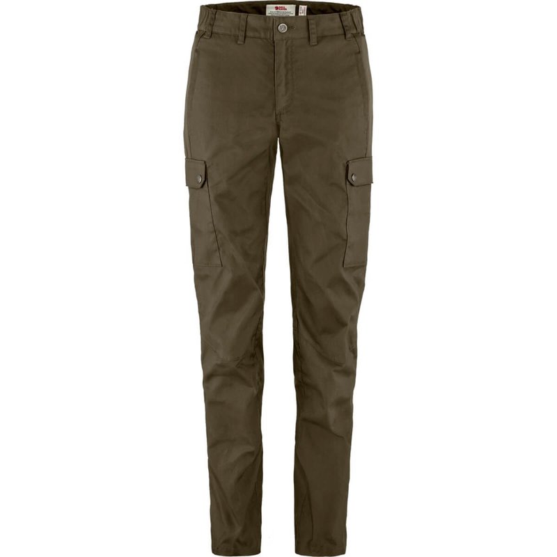 【Fjallraven】Stina Trousers W 長褲_深橄綠 - 女運動褲/機能褲 - 其他材質 綠色