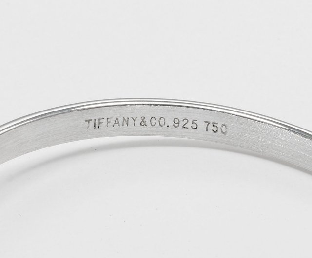【最終値下げ】Tiffany & Co ラブノット ブレスレット 925 750 Tiffany & Co. ラブノット ブレスレット 925 750 バイセル公式