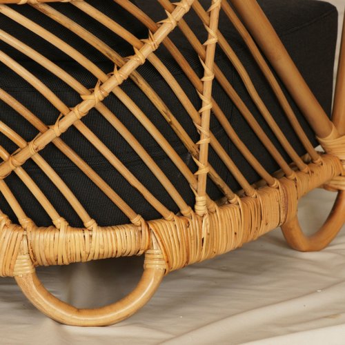 インドネシアの天然ラタンソファ Jieka ダブルソファ バリ島 南