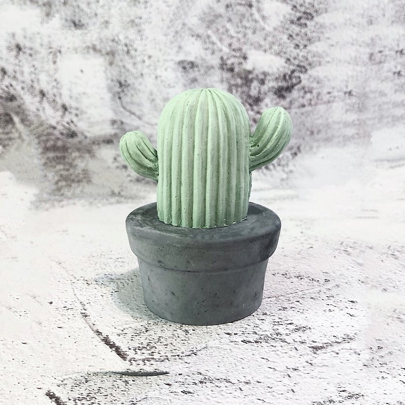 Cactus potted diffuser Stone - น้ำหอม - วัสดุอื่นๆ สีเขียว