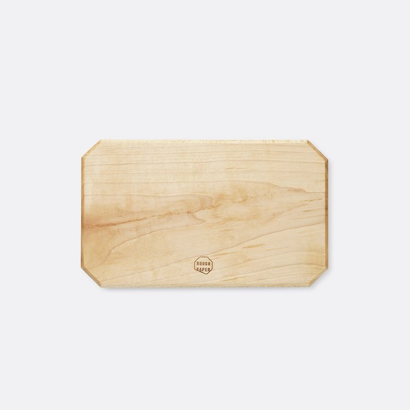 ラフペーパーカナダホワイトメープル木製ポータブルまな板 - キャンプ・ピクニック - 木製 