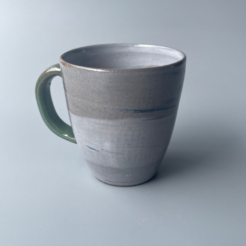 @studio_florero 絞胎馬克杯 練り上げ - 其他杯子 - 陶 灰色