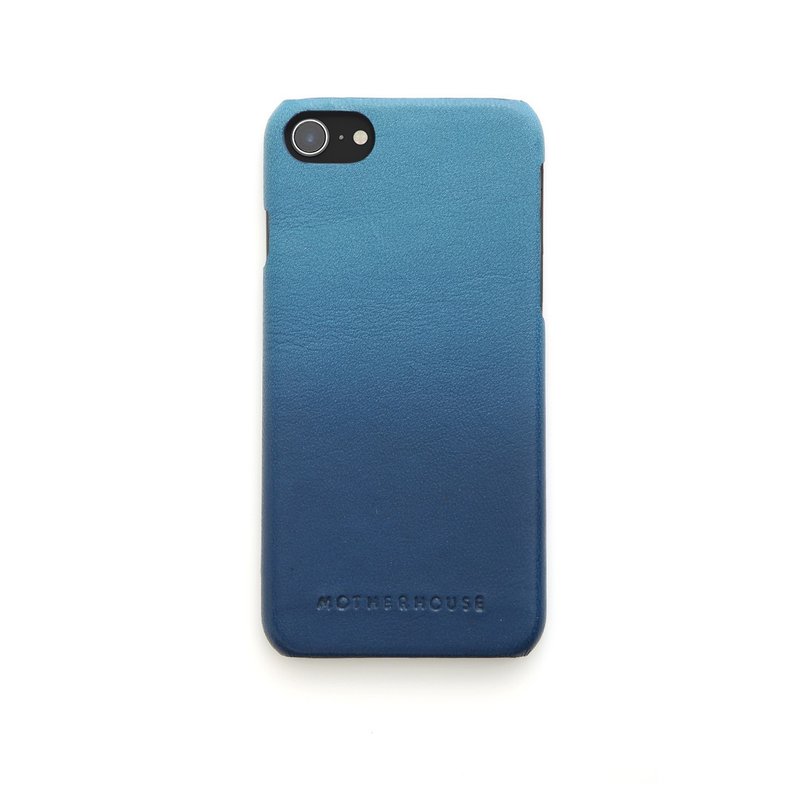 Irodori 季節色彩皮革手機殼-蒼海 iPhone 7、8、SE - 手機殼/手機套 - 真皮 藍色
