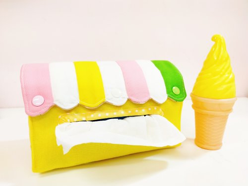 CHILDHOOD小朋友年代 冰淇淋 甜點店 面紙套 衛生紙套 面紙盒