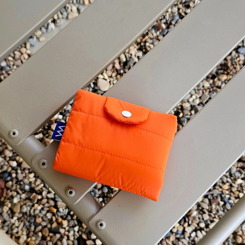 Bubble wallet - Orange - 皮夾/長短夾/錢包 - 尼龍 橘色