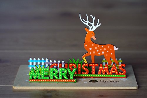 EYEDESIGN看見設計 聖誕快樂立體樂園-馴鹿