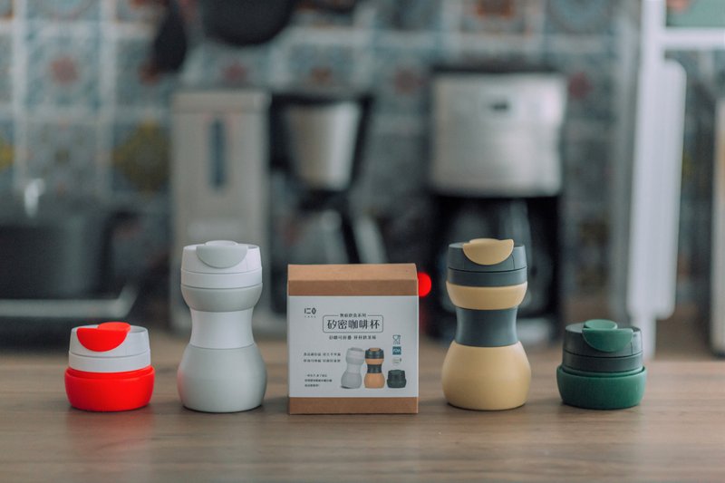 仁舟淨塑  矽密咖啡杯 500ml x5pcs - 咖啡杯/馬克杯 - 矽膠 多色