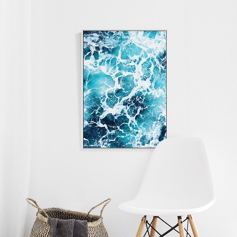 The Big Blue(Ocean)-home decor, wall arts,Nordic paintings,Interior Design - Posters - Other Materials Multicolor