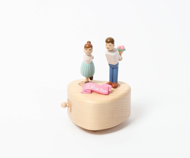 キスカップル】ミニラブ二重回転オルゴール バレンタインギフト