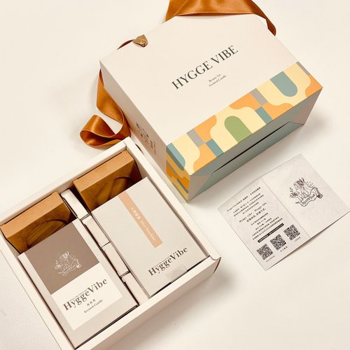 HyggeVibe海格萊 海格萊 HyggeVibe/ 200g禮盒組 香氛蠟燭 大豆蠟 情人節 寵物友善