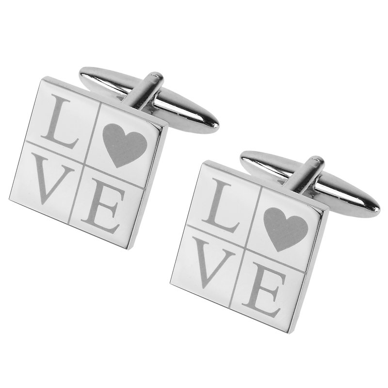 LOVE Cufflinks - Cuff Links - Other Metals Silver