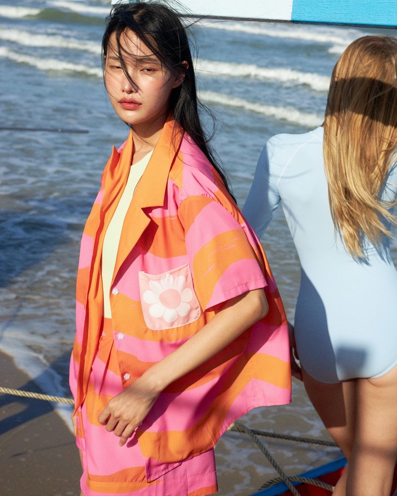 Breezy Beach Set - シャツ & ショーツ シャツ + ショーツのセット。 (水着は付属しません) - その他 - その他の素材 多色