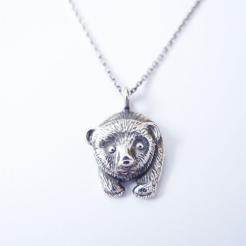 Polar bear 925 Silver necklace / Polar bear NK - Necklaces - Paper 