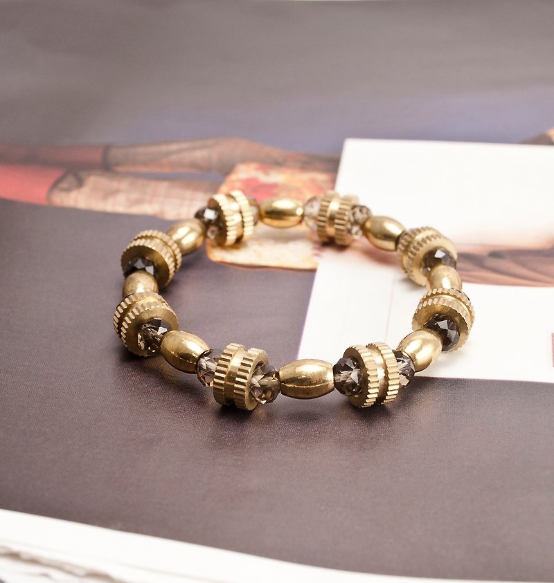 ❈La Don pull winter ❈ - elastic bracelet - Knox - สร้อยข้อมือ - โลหะ สีทอง