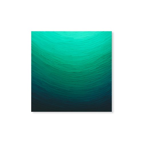 &lemon 【海洋】綠色壓克力畫/日本製裝飾畫/玄關裝飾畫/漸變/放鬆