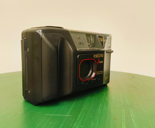 京セラ　J-TeIe　フィルムカメラ 135 フィルムカメラ] 90% 新品京セラ J Tele デュアル固定焦点