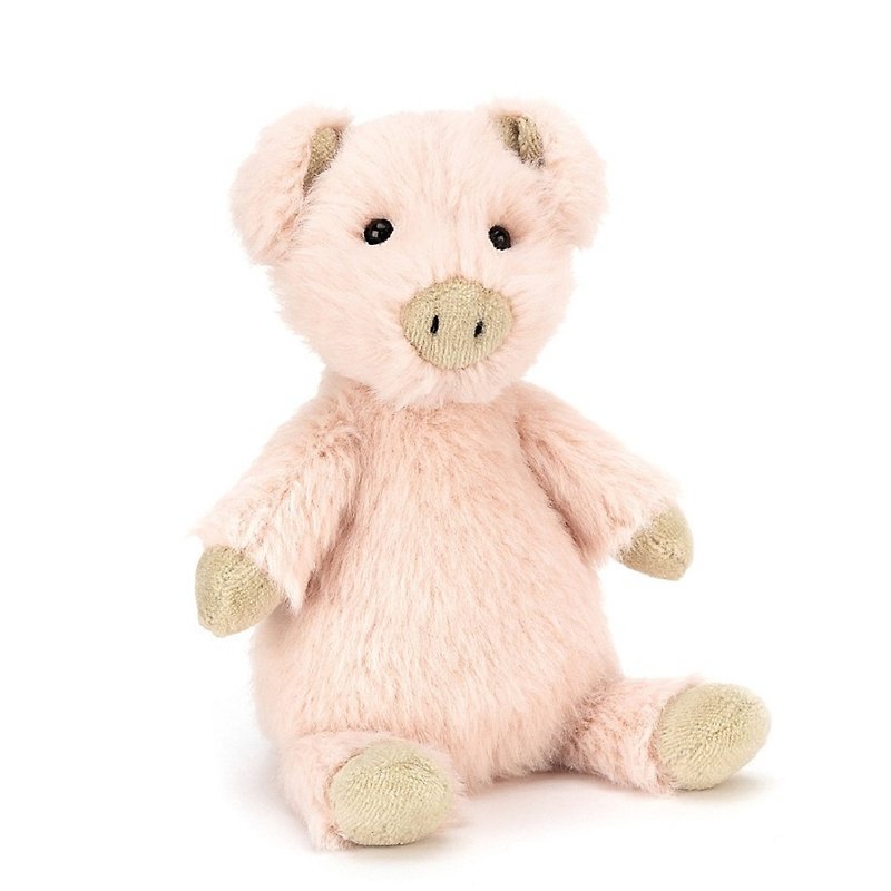 Jellycat Nibbles Piglet 20cm - Stuffed Dolls & Figurines - Polyester White