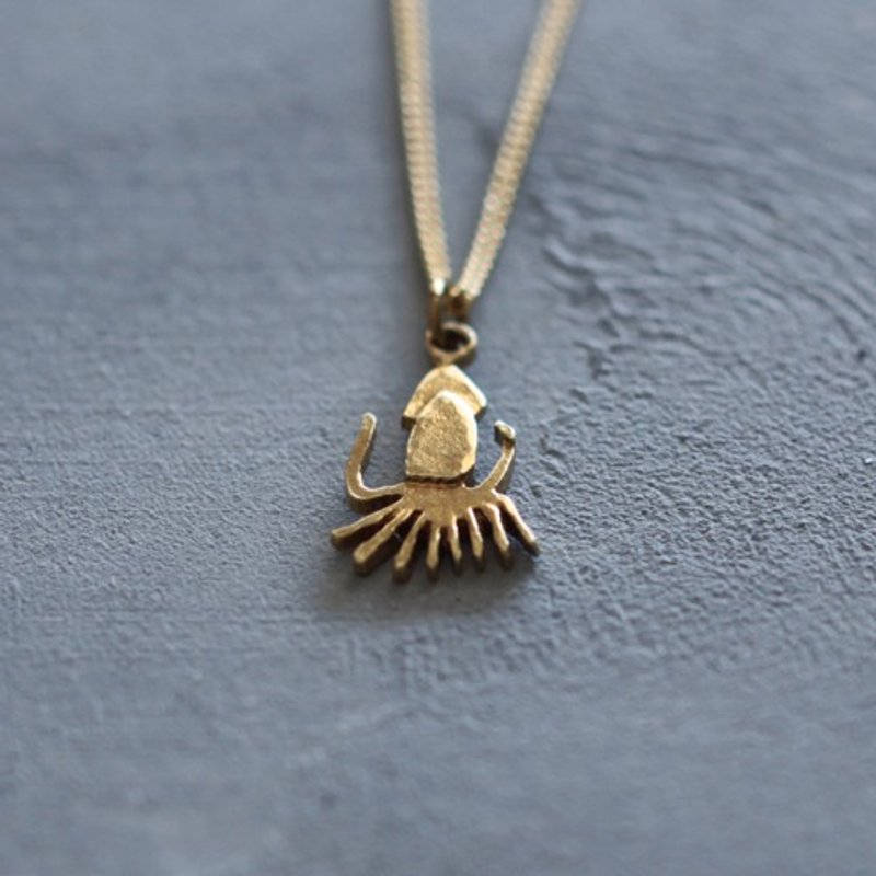 Squid | Necklace | N556 - สร้อยคอ - โลหะ สีทอง