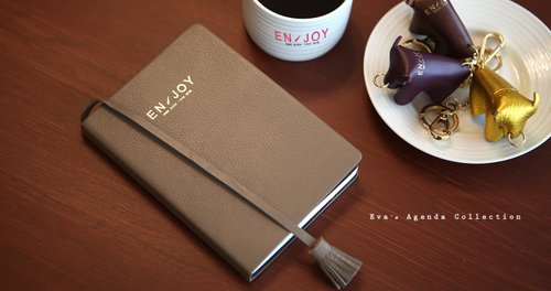 BYENJOY Eva Agenda 義大利山羊皮小筆記本 原創設計