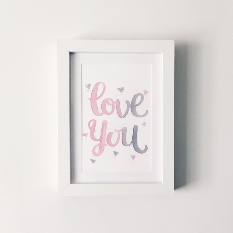 LOVE YOU藝術牆 - 擺飾/家飾品 - 紙 白色