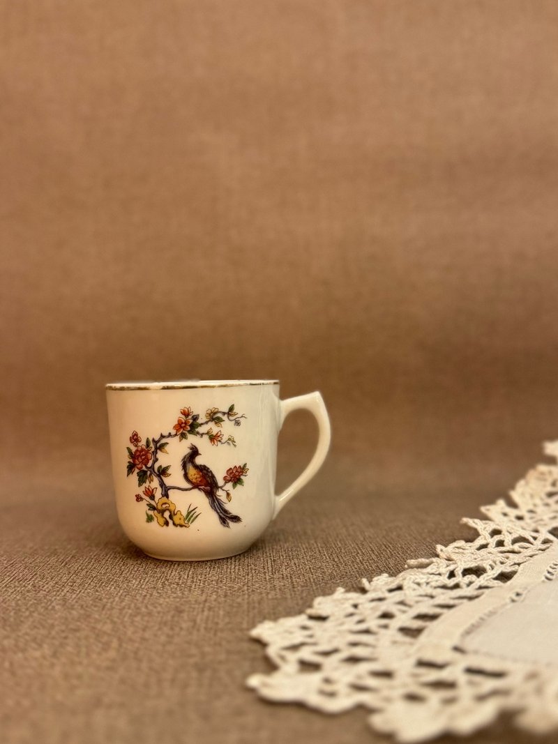 40058 法國古董手繪瓷杯 - 茶壺/茶杯/茶具 - 瓷 