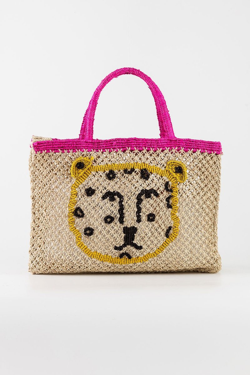 the-jacksons-leopard-s - Handbags & Totes - Cotton & Hemp Multicolor