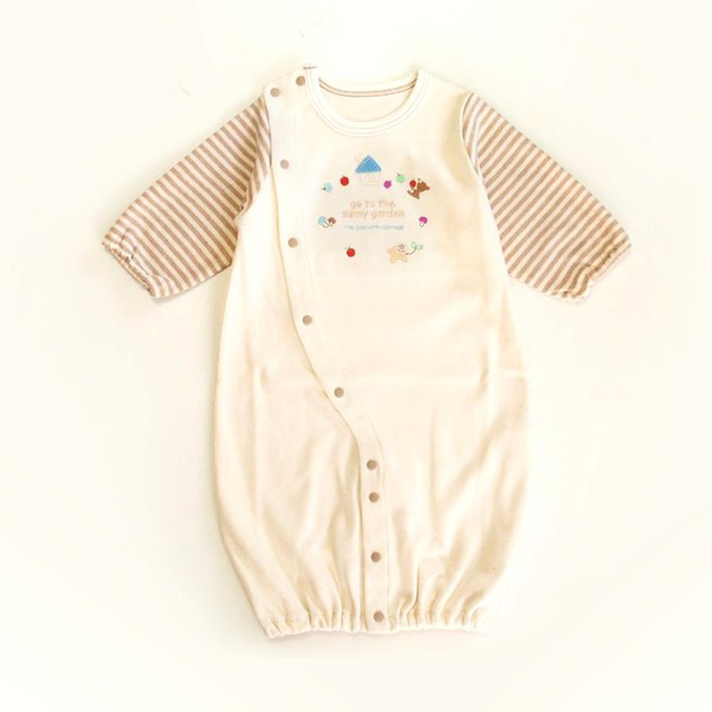 【Japan OP mini】Organic Cotton Baby Jumpsuit - ชุดทั้งตัว - ผ้าฝ้าย/ผ้าลินิน 