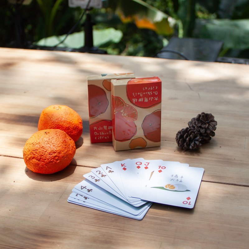 [Hand-painted Dashanbei Citrus Playing Cards] Collect 54 varieties of citrus in Dashanbei - บอร์ดเกม - กระดาษ 