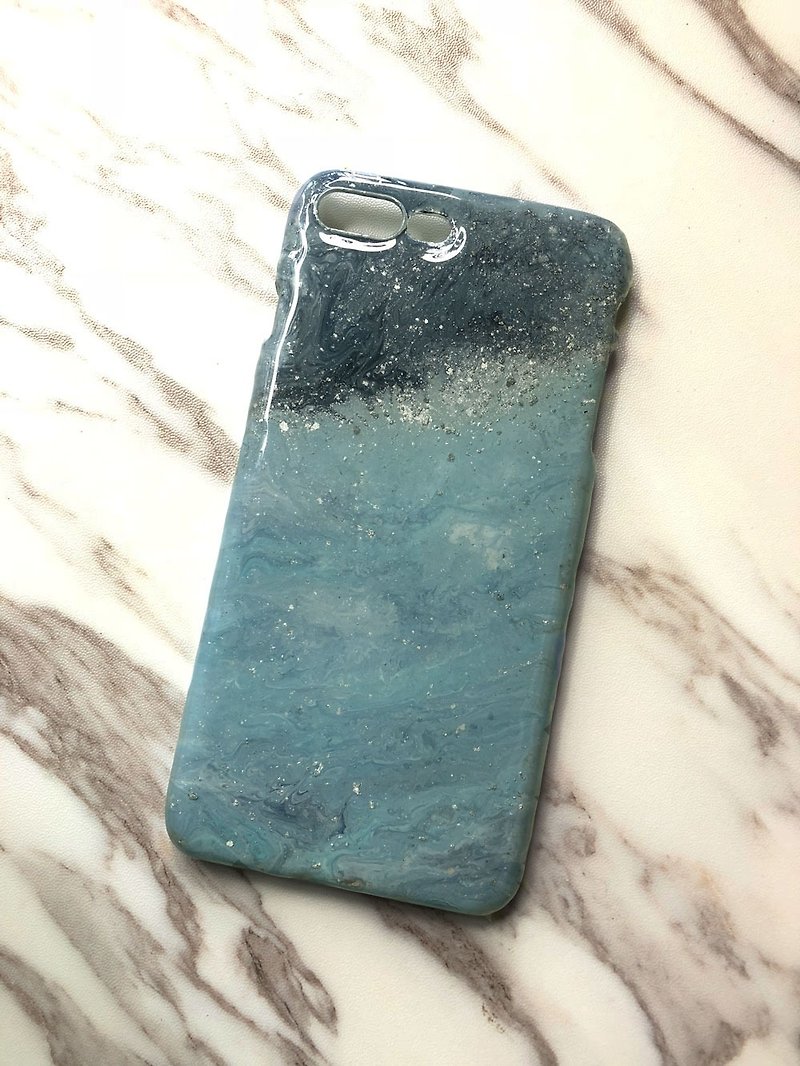 原創手繪手機殼 - IPhone電話殼 - 手機殼/手機套 - 塑膠 藍色