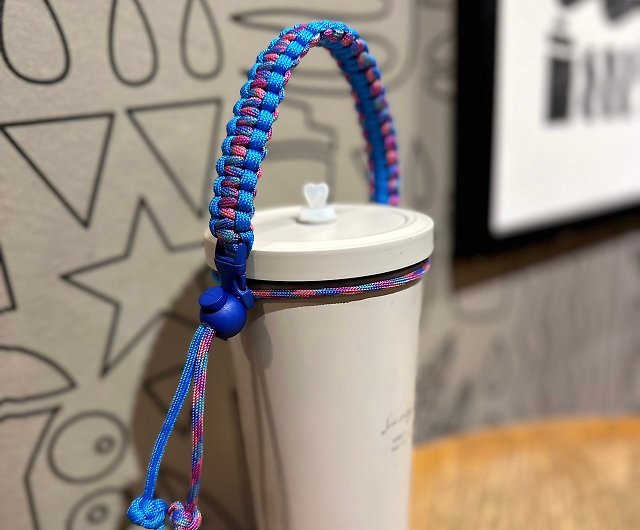 Workshop(s)】Beverage cup. Thermos bottle paracord strap handmade_flat knot  style_one person class_Taipei_weekdays and holidays - Shop lovelife-stone  Knitting / Felted Wool / Cloth - Pinkoi