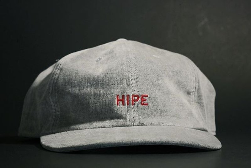grey corduroy flat visor cap - Hats & Caps - Cotton & Hemp Gray