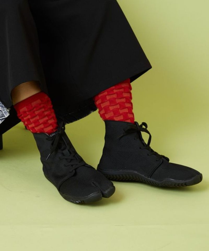 【人気予約商品】24 浮き織り市松柄足袋ソックス (2色) 7JKP6119 - その他 - コットン・麻 