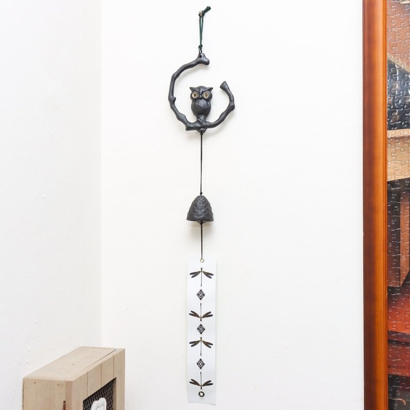 日本南部鐵器風鈴-貓頭鷹 - 擺飾/家飾品 - 其他金屬 