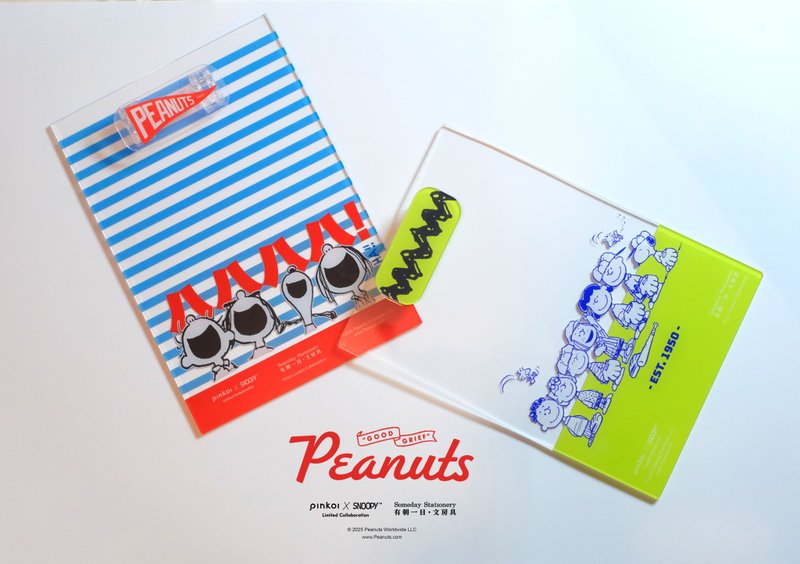 【Pinkoi x SNOOPY】A5 ClipBoard 夾板 超透壓克力板 SNOOPY文具 - 其他 - 壓克力 多色