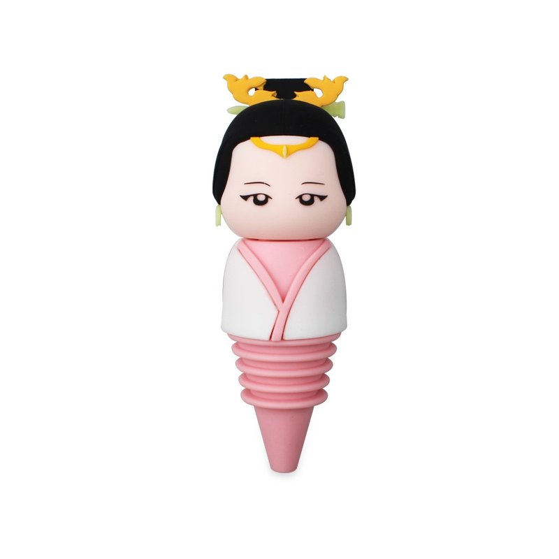 Empress bottle stopper│Empress Guanglie of Han Dynasty food-grade Silicone cultural creation | Authorized by the Forbidden City - Cookware - Silicone Multicolor