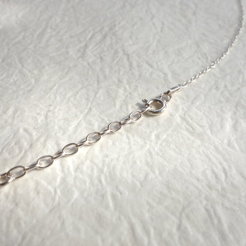 Miss Lin exclusive order - silver chain lengthened to 20吋 - Necklaces - Sterling Silver Silver