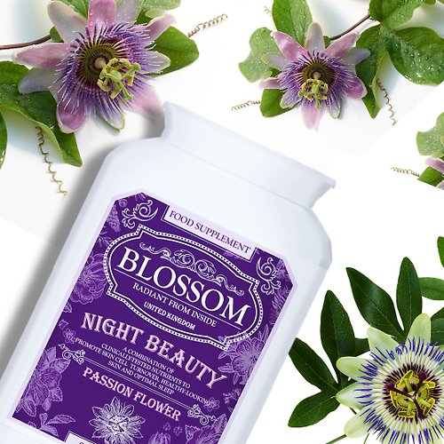Blossom 英國女士專用保健品 養顏美容, 幫助入睡 | 英國Blossom Night Beauty 睡美人(60粒)