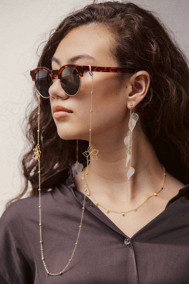 Ma Li Glasses Chain - Sunglasses - Other Materials Gold