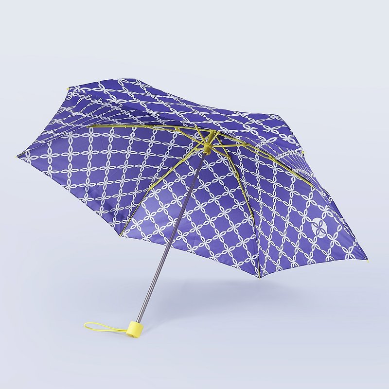 【絕版品出清】全塑膠超輕抗UV手開特殊傘-蝴蝶鎖鏈 - 雨傘/雨衣 - 防水材質 紫色