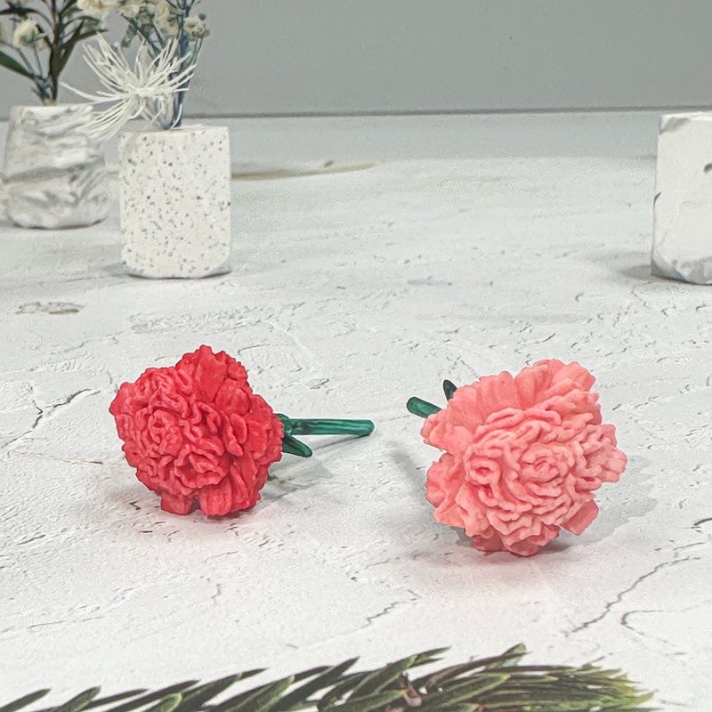 陶瓷康乃馨 / 3D列印陶瓷花 x 香氛擺飾 - 擺飾/家飾品 - 瓷 