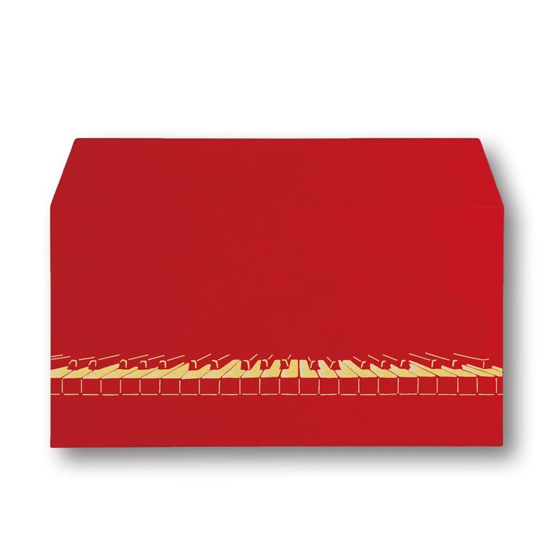 【Piano】2024 Horizontal Red Envelope (3pcs) - ถุงอั่งเปา/ตุ้ยเลี้ยง - กระดาษ สีแดง