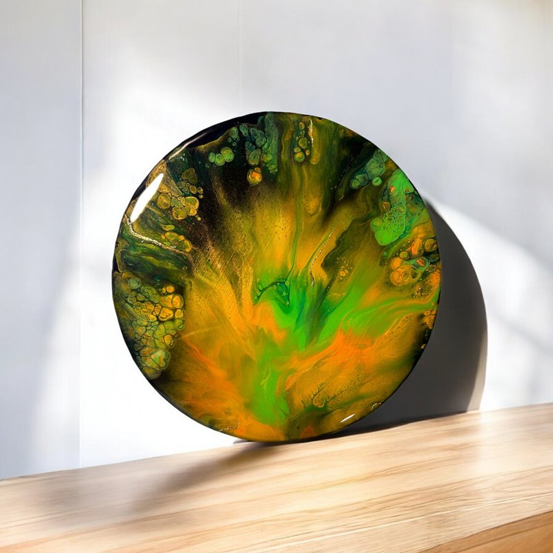 [Wantful Green] Decorative Paintings - Items for Display - Pigment Multicolor