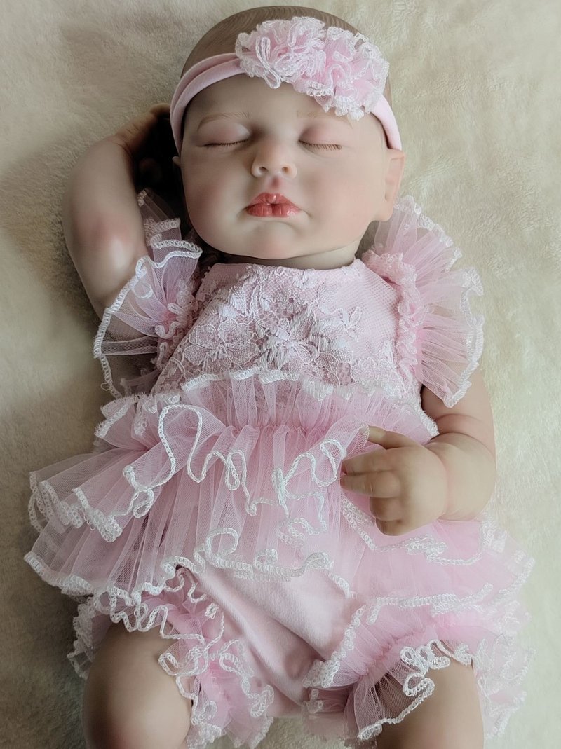 Cute bodysuit for a newborn girl's first photo shoot - 嬰兒手鍊/飾品 - 其他材質 多色