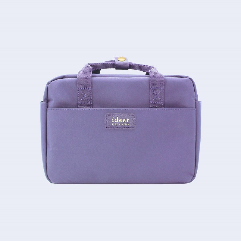 [Seasonal Special] Waterproof camera bag Micro single camera bag side back handbag medium bag three-use - Camera Bags & Camera Cases - Other Materials Purple