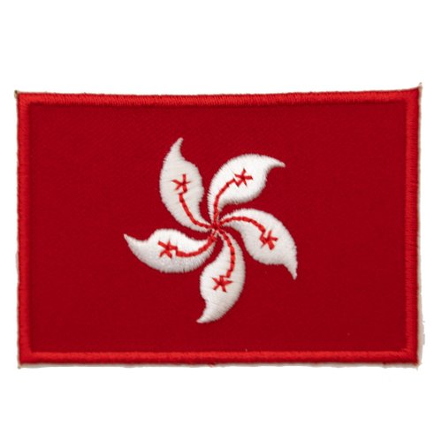A-ONE 香港布藝補丁 電繡徽章 Flag Patch布標貼紙 熨燙徽章 熱燙燙布貼