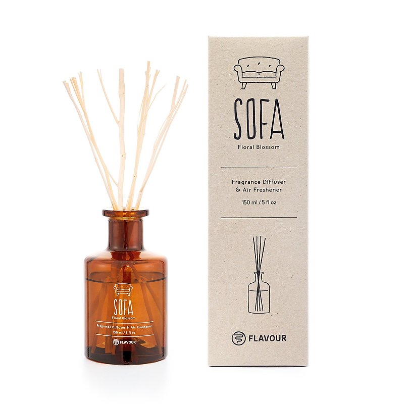 【FLAVOUR】SOFA | Fragrance Diffuser | Fresh and light floral tone (simple new packaging) - น้ำหอม - น้ำมันหอม 