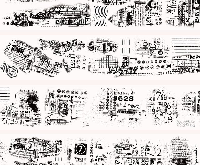 スタンプコラージュマットPETマスキングテープ - ショップ LOPO