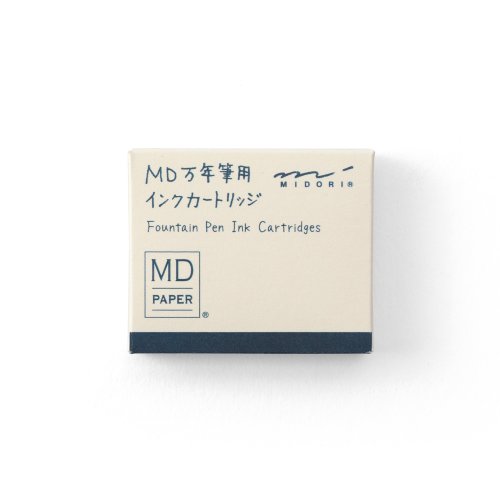 MIDORI MIDORI MD鋼筆補充墨水管 - 黑藍
