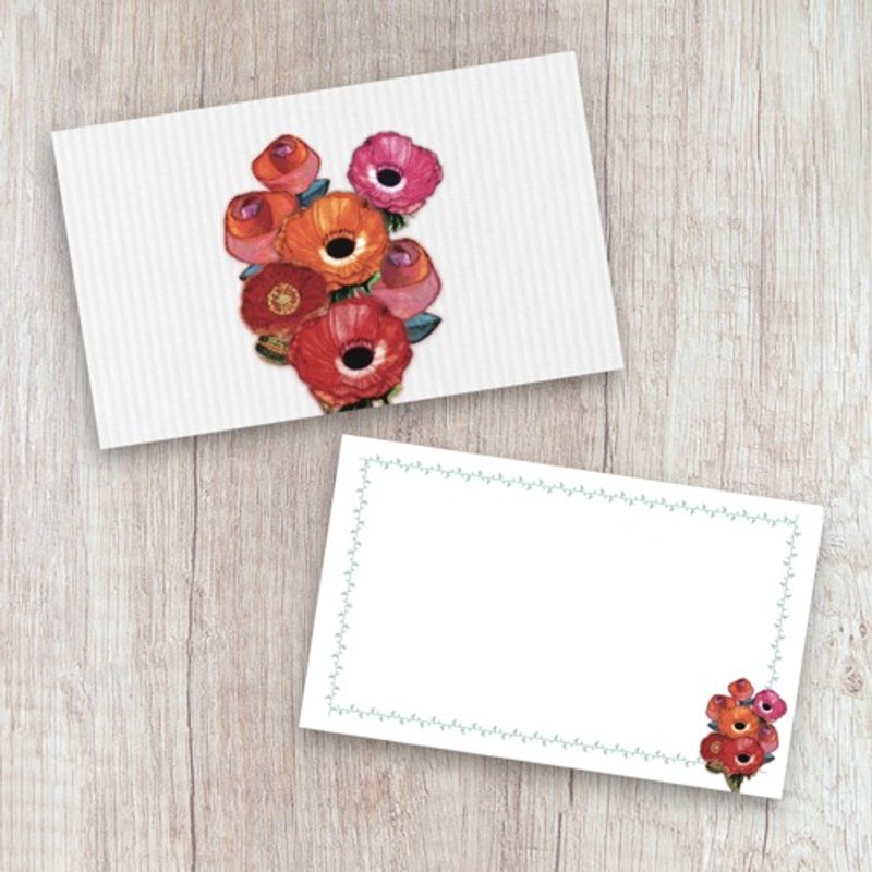 Message card and envelope set (bouquet) - Cards & Postcards - Paper 