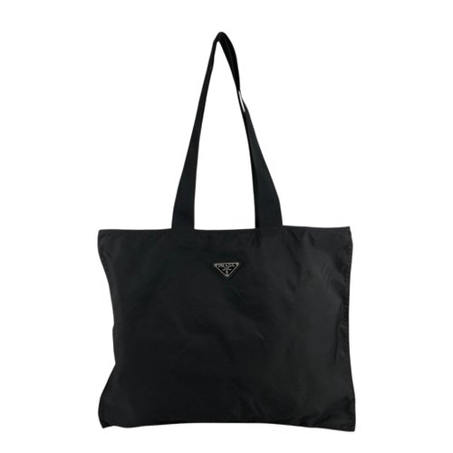 PRADA vintage プラダ レザー トートバッグ ハンドバッグ 日本直送 名牌中古包 】PRADA プラダ トートバッグ ブラック